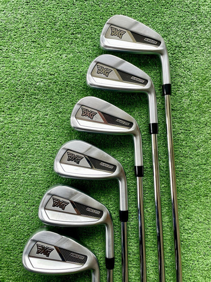 PXG Black Ops Chrome Irons 5-PW Regular Flex Right Handed Mens Golf Clubs