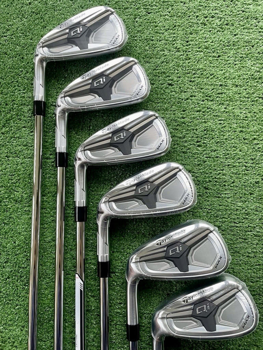 Taylormade Qi Max Irons 5-PW Regular Flex Left Handed Mens Golf Clubs