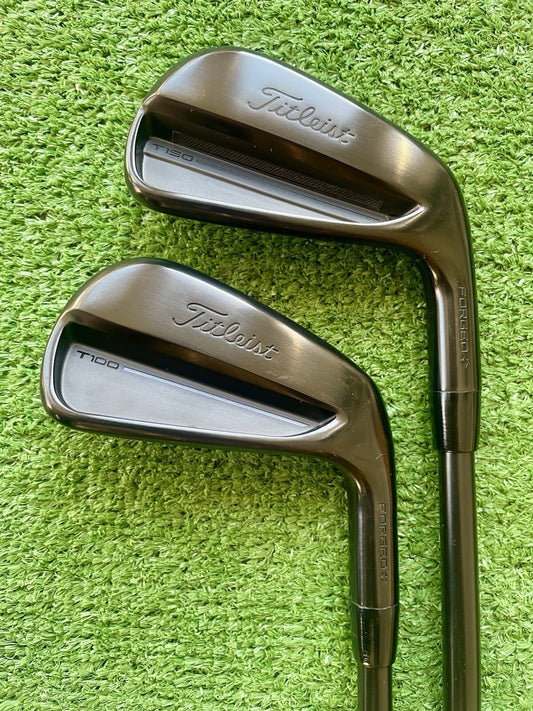 Titleist T150 / T100 Limited Edition Black Vapor Combo Irons 4-PW Extra Stiff