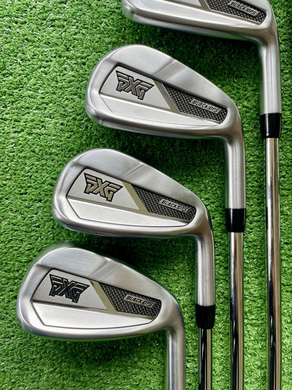 PXG Black Ops Chrome Irons 5-PW Regular Flex Right Handed Mens Golf Clubs