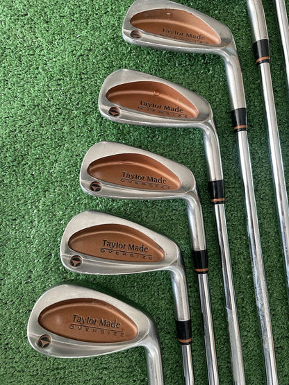 Taylormade Burner OS Irons 4-SW Stiff Flex Right Handed Mens Golf Clubs