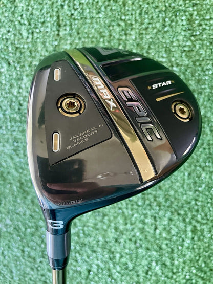 Callaway Epic Max Star Fairway 3 Wood Regular Flex Left Handed Mens Golf Club