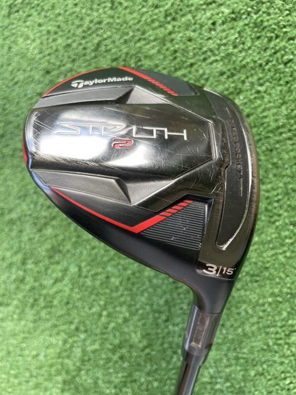 Taylormade Stealth 2 Fairway 3 Wood Stiff Flex Right Hand Mens Golf Club