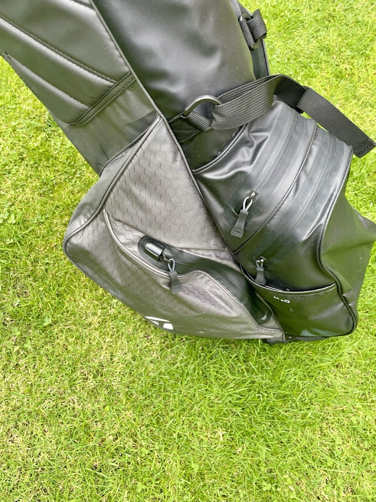 Taylormade Storm Dry Waterproof Golf Carry Bag Grey Black