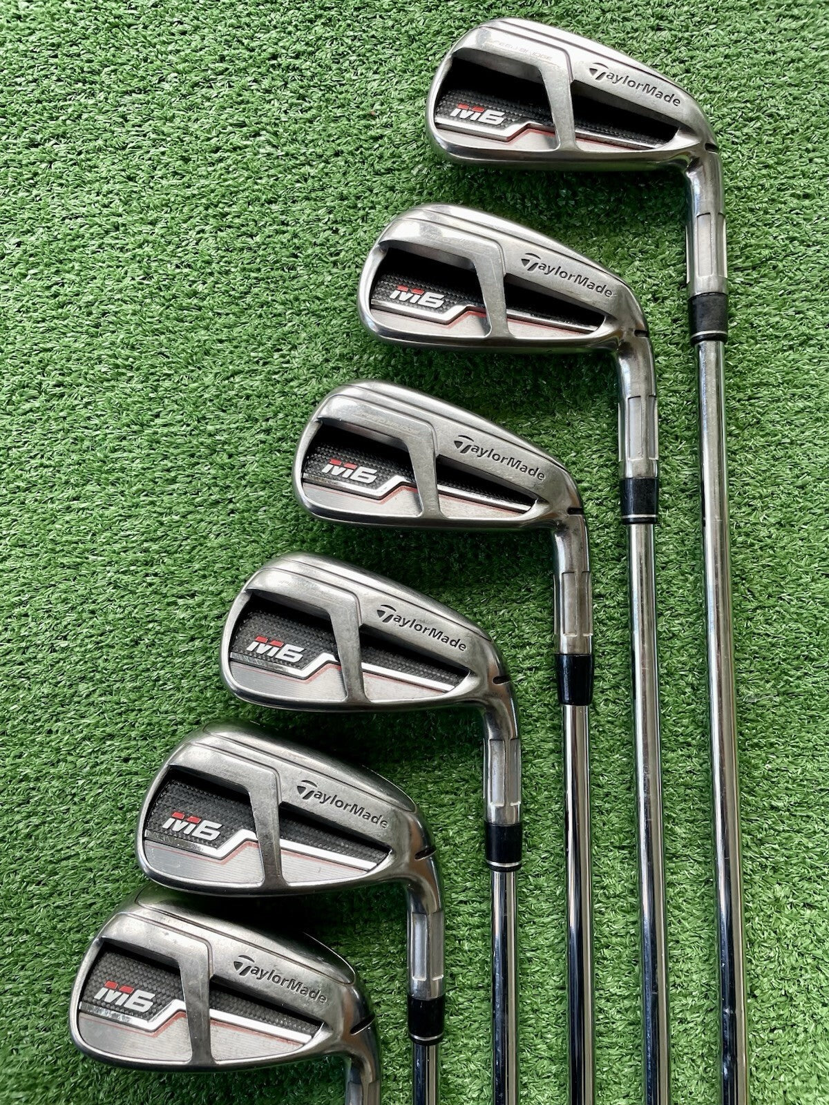 Taylormade M6 Irons 5-PW Stiff Flex Right Handed Mens Golf Clubs