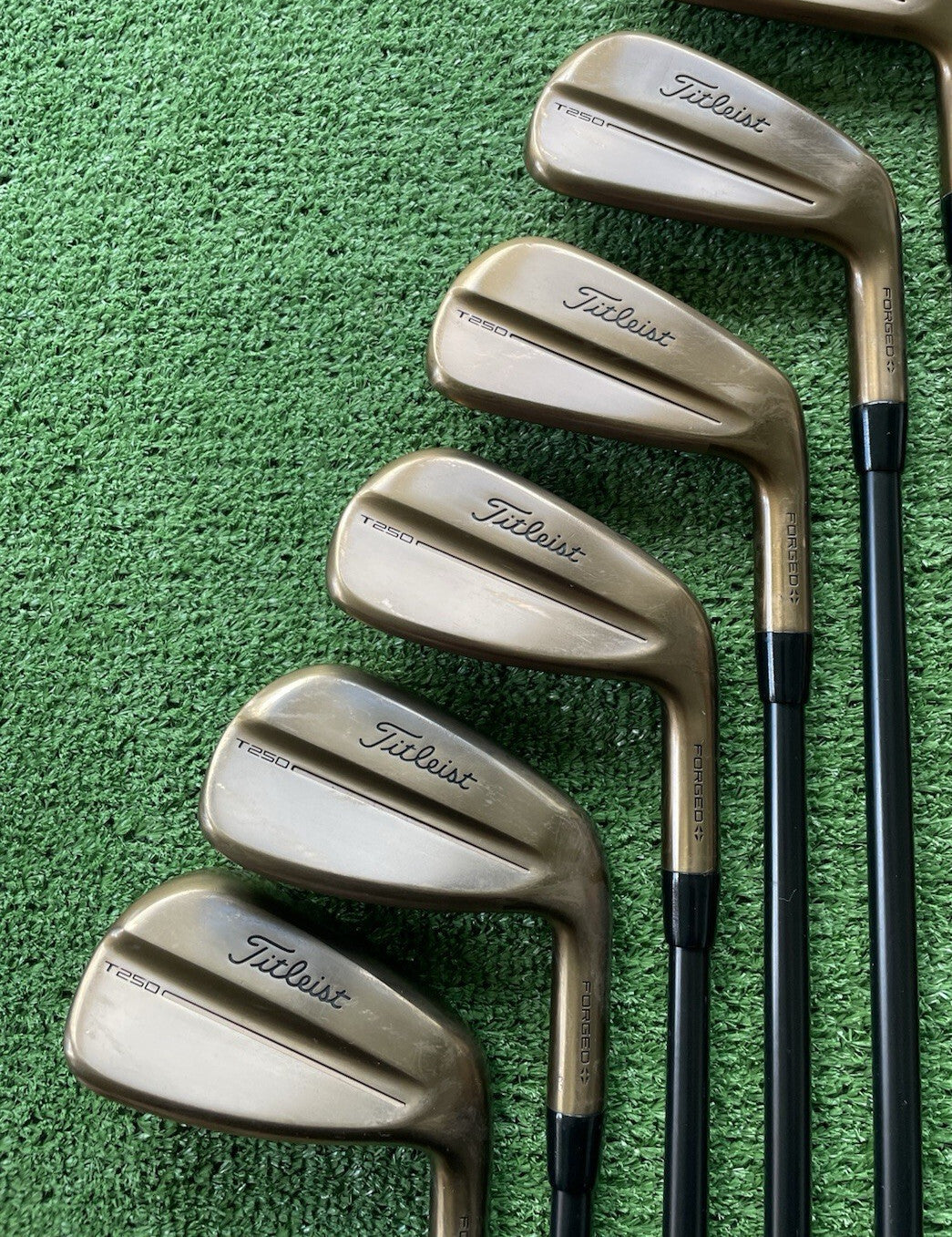 Titleist T250 Oil Can Limited Irons 6-PW Stiff Flex Right Handed Mens Golf Clubs