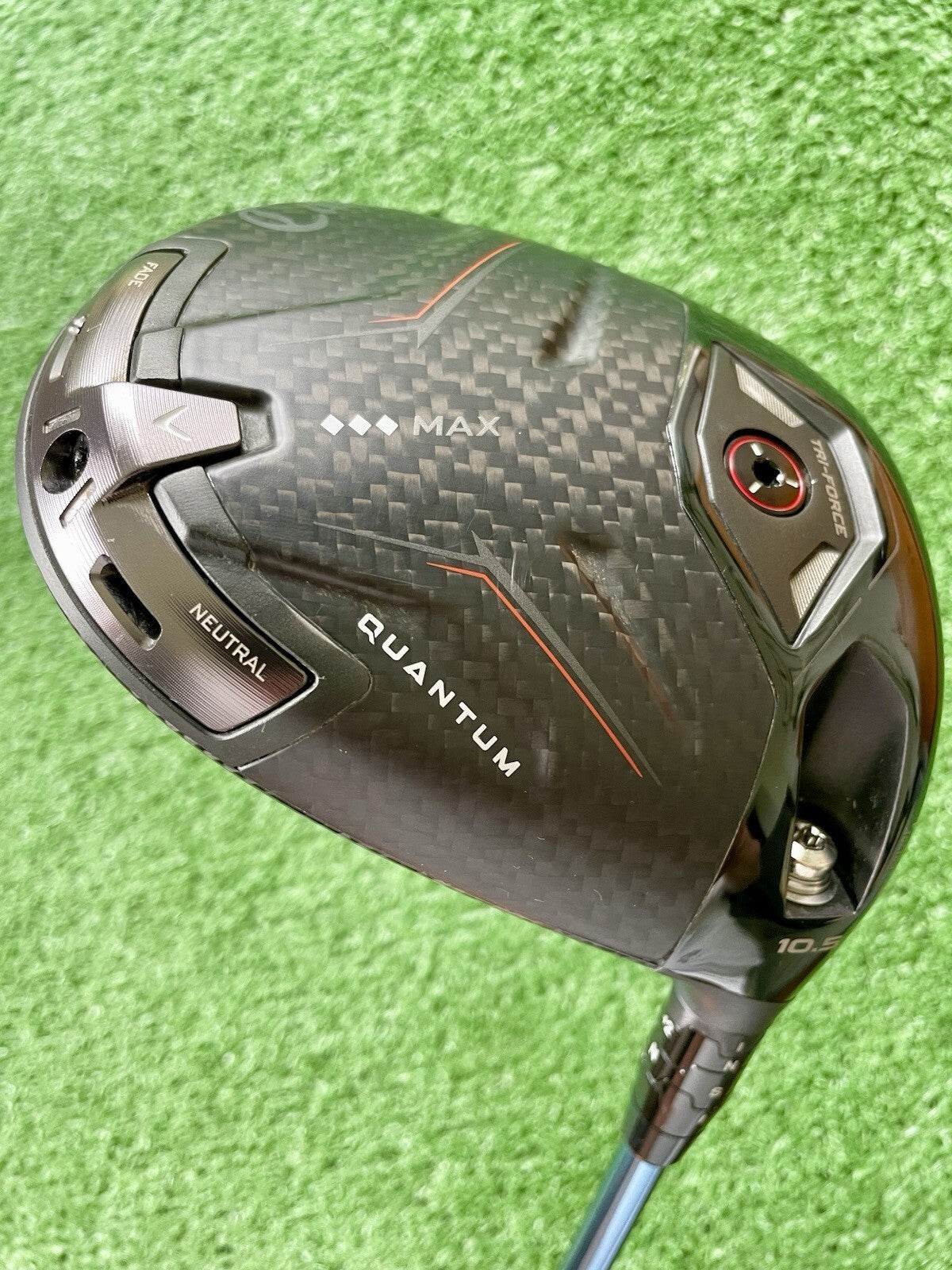 Callaway Quantum Triple Diamond Max Driver 10.5 Deg Extra Stiff Upgraded Shaft
