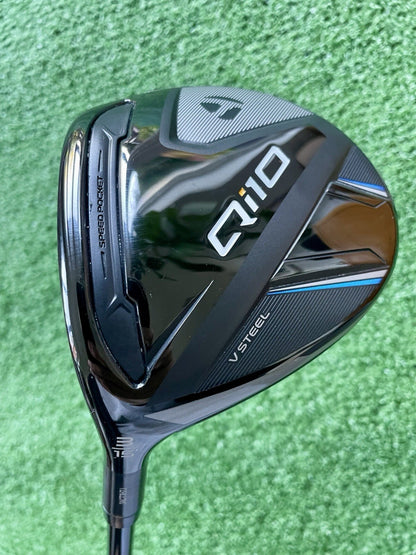 Taylormade Qi10 Fairway 3 Wood Regular Flex Left Handed Mens Golf Club