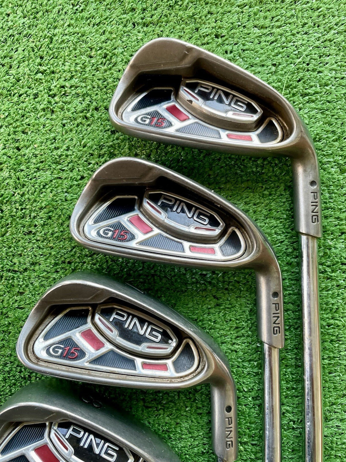 Ping G15 Irons 5-PW Stiff Flex Right Handed Mens Golf Clubs