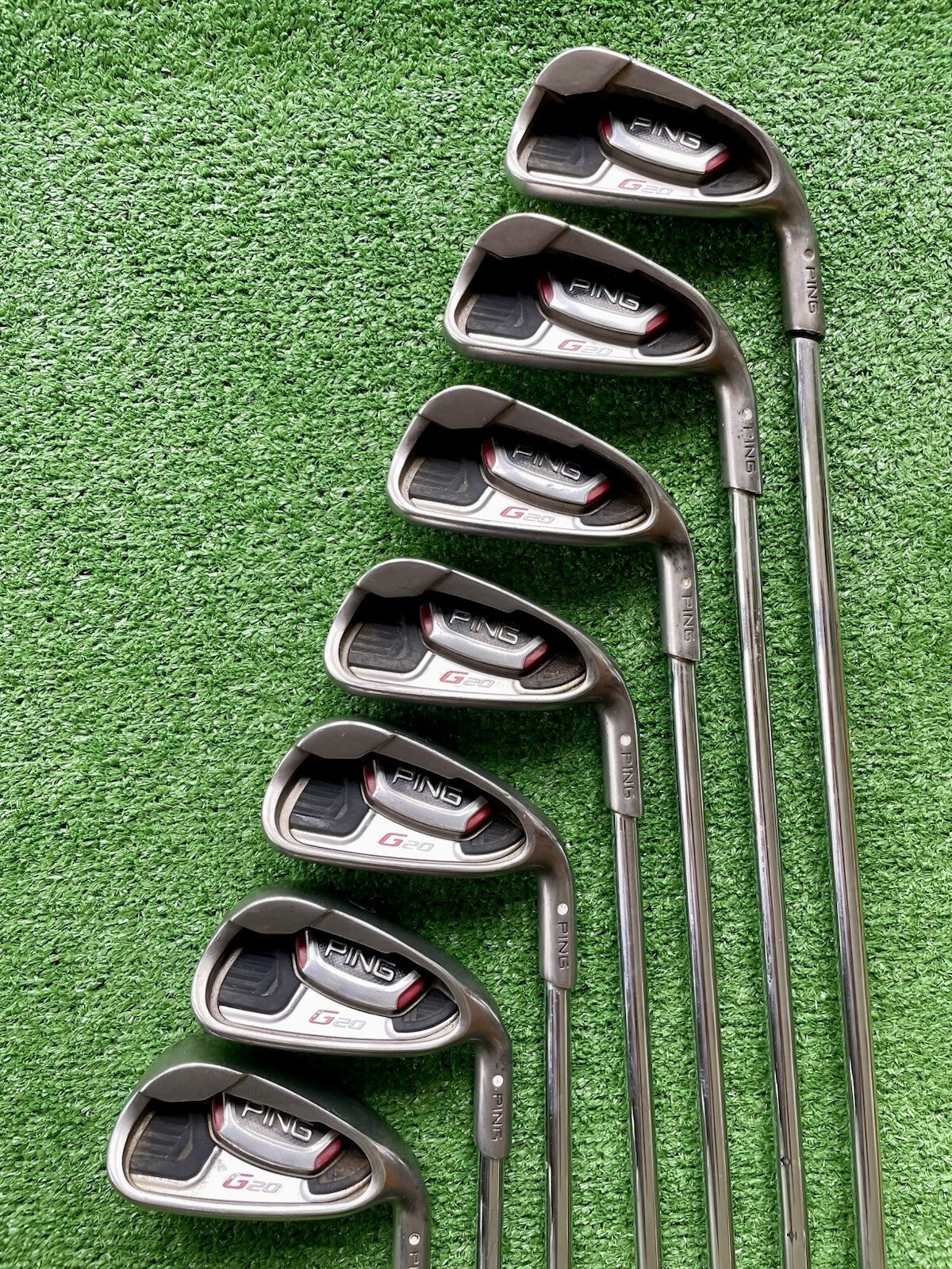Ping G20 Irons 4-PW Regular Flex Right Handed Mens Golf Clubs