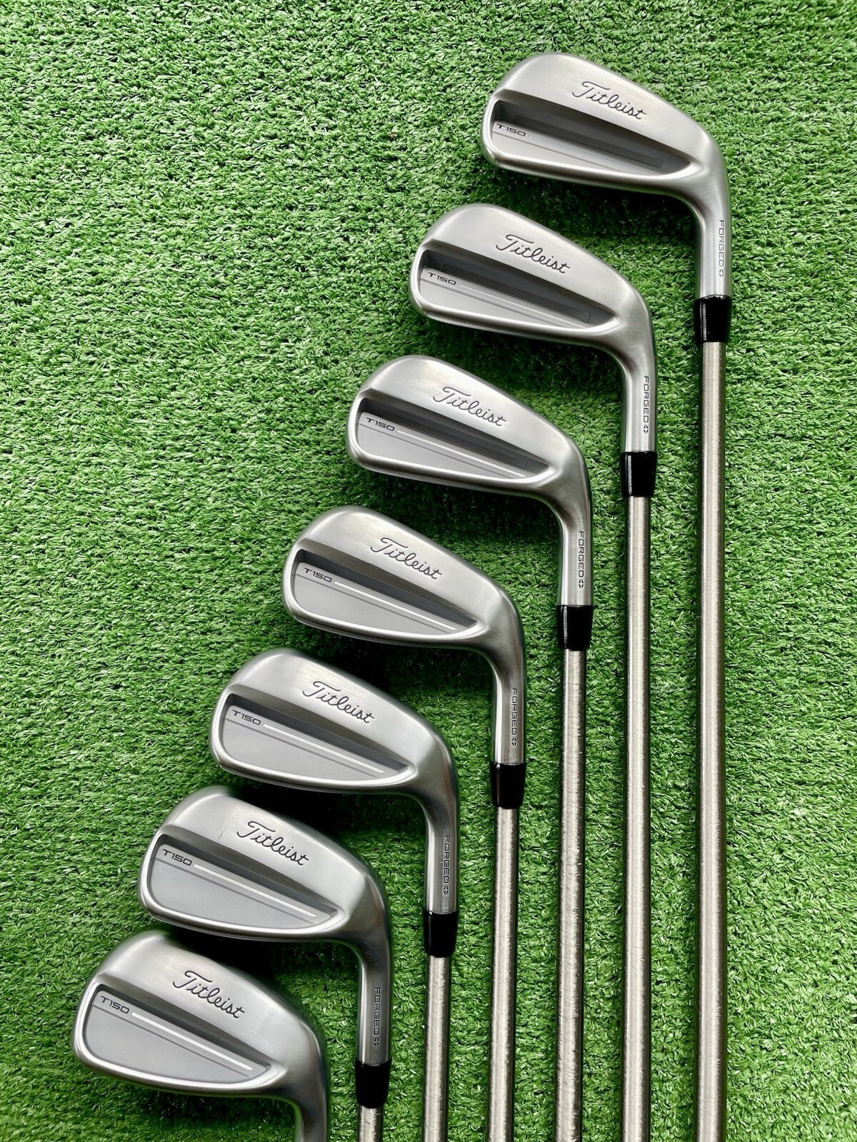 Titleist T150 Irons New Model 5-PW+GW Stiff Flex Aerotech Steelfiber Shafts