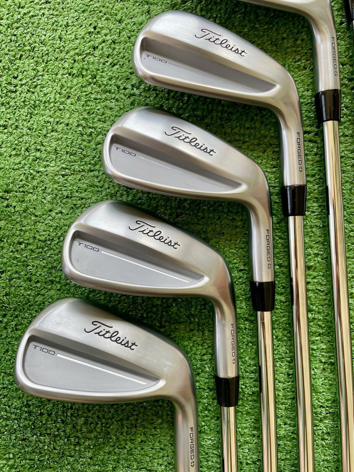 Titleist T100 Irons Current Model 4-PW Stiff Flex Right Handed Mens Golf Clubs